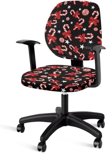 Vista 8 de Funda para silla de oficina, con temática de playa, funda elástica para silla de oficina, funda elástica de 2 piezas, funda para silla