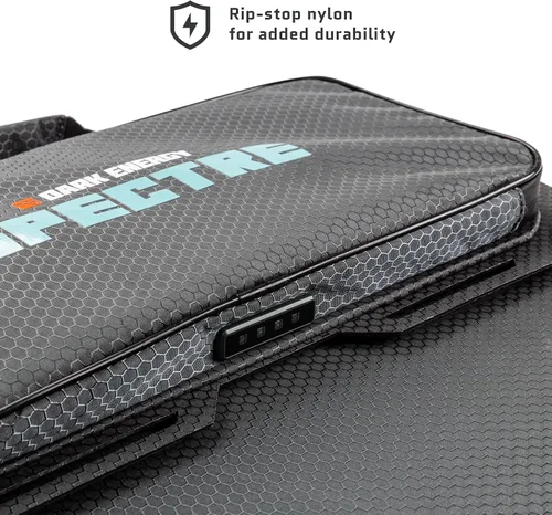 Vista 6 de Spectre - Panel solar plegable de 56 W Salida USB-C y USB-C para carga Ultraduradero, IPX7 impermeable, diseño encadenable, potencia solar fuera
