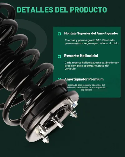 Vista 3 de SCITOO Puntales delanteros completos para Ford Taurus 2008-2009