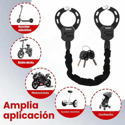 Vista 7 de Heavy Duty Scooter Lock Anti-Theft