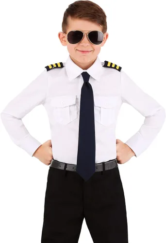 Vista 2 de Disfraz de piloto para niños