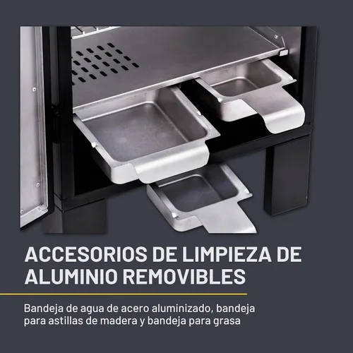 Vista 7 de Charbroil Ahumador eléctrico analógico, negro - 18202077