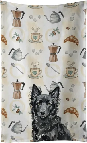 Vista 58 de Caroline's Treasures Afghan Hound - Toalla de cocina para barra de café, terciopelo frontal y lazo de algodón, lavable a máquina Sabueso afgano