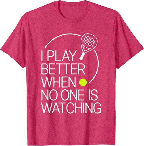 Vista 24 de Camiseta de tenis de pádel I Play Better When No One is Watching