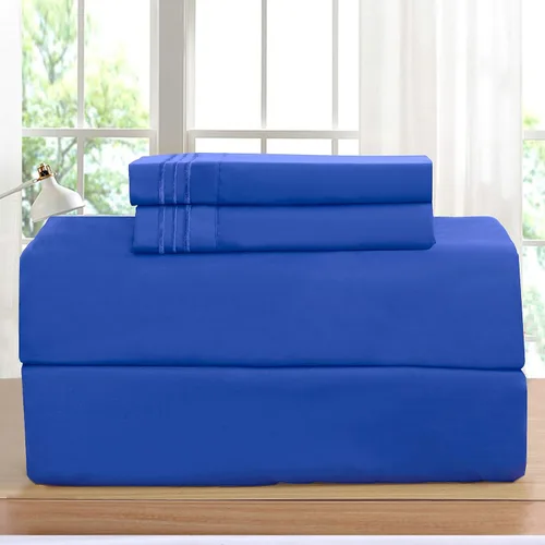 Vista 28 de Elegant Comfort Juego de sábanas de lujo en Amazon 1500 Premier resistente a las arrugas, la decoloración y las manchas, juego de sábanas de 4