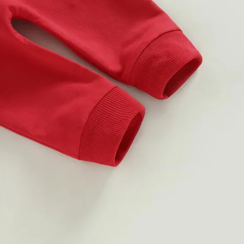 Vista 7 de Karuedoo Conjunto de sudadera con cuello redondo y pantalones deportivos para el día de San Valentín