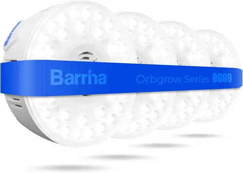 Vista 26 de Barrina Orbgrow OG09 Puck - Luz LED de crecimiento, 5000K 9W (equivalente a 135 vatios), luces de plantas para plantas de interior de espectro