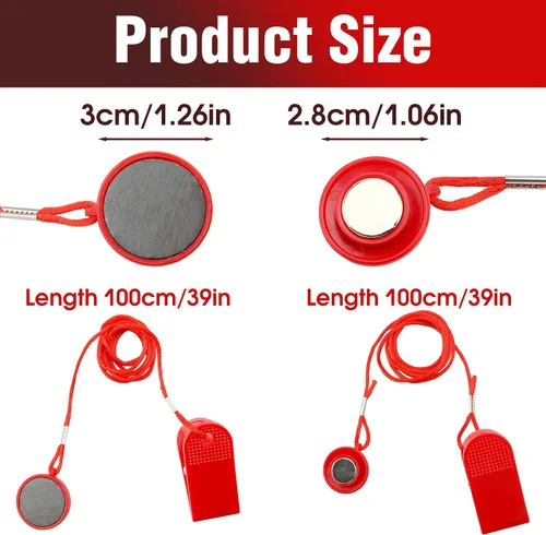 Vista 2 de Reemplazo de llave de seguridad para caminadora magnética, llave de parada de emergencia compatible con cintas de correr Nordictrack, Proform