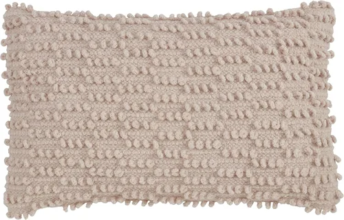 Vista 7 de SARO LIFESTYLE Almohada Nubby con relleno de plumón Gris
