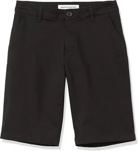 Vista 5 de Tienda Essentials Bermudas caqui de tiro medio y entrepierna de 10 pulgadas para mujer