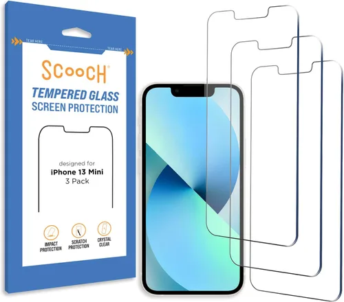 Vista 11 de Scooch® Paquete de 3 protectores de pantalla para iPhone SE (3ª generación 2022 y 2ª generación 2020), vidrio templado 9H de alta calidad