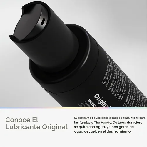 Vista 2 de The Handy Original Lube Water-Based Personal Lubricant Toy-Safe 4 fl oz