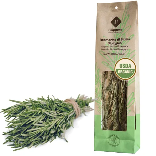 Vista 13 de FILIPPONE - Hojas de Laurel Orgánicas en Tallo, 25 g (0,88 oz), Sicilianas, Certificadas Orgánicas por el USDA Sicilian Bay Leaves Dried on Stem