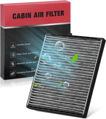 Vista 21 de BDFHYK 2 filtros de aire de cabina CF10136 con carbón activado compatibles con Chevy Uplander 2005-2009, Venture 2001-2005, compatibles con Buick