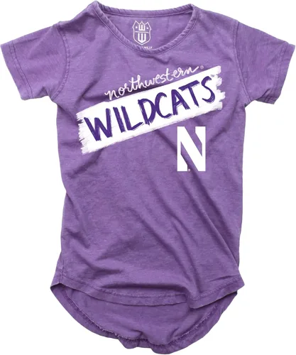 Vista 70 de Wes and Willy NCAA - Camiseta Burnout para niñas S/S