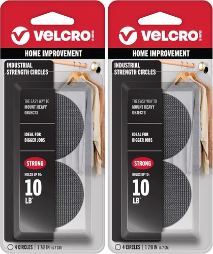 Vista 11 de VELCRO Brand Adhesivo adhesivo adhesivo para sujetadores industriales, resistencia de grado profesional, uso en interiores y exteriores, 1 7/8