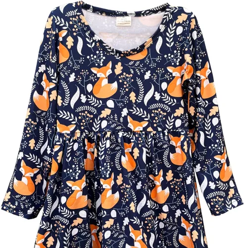 Vista 2 de Vestido de invierno para Halloween, Acción de Gracias, Navidad, vestido de calabaza zorro, vestido de Papá Noel Jesús
