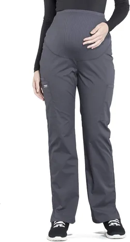 Vista 7 de Pantalones médicos de maternidad para mujer, WW220 para profesionales de Caqui