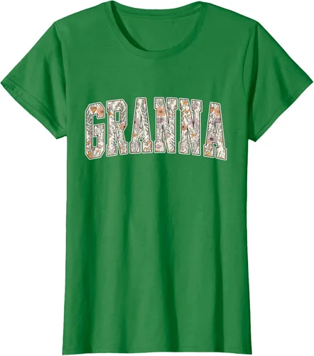 Vista 36 de Granna - Camiseta retro para el día de la madre Negro
