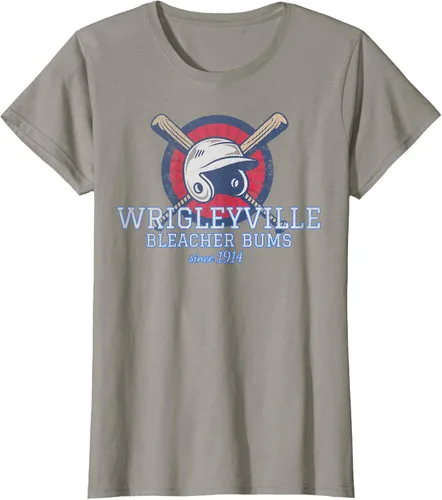 Vista 53 de Wrigleyville Bleacher Bums - Camiseta de béisbol divertida