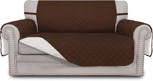 Vista 341 de Easy-Going - Funda reversible para sofá, resistente al agua, con varillas de espuma y correas elásticas, protector de muebles para mascotas y perros