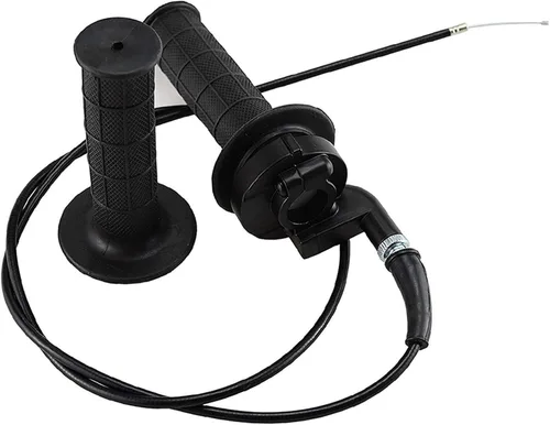 Vista 4 de LIYYOO Cable del acelerador, acelerador giratorio, palanca de freno derecha y mango, cable de freno, para mini bicicleta XR80 XR100 CRF70 CRF80