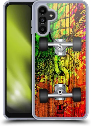 Vista 10 de Head Case Designs Flight Skateboards Gel Case [Military Grade Protection] Compatible with Samsung Galaxy A13 5G (2021)