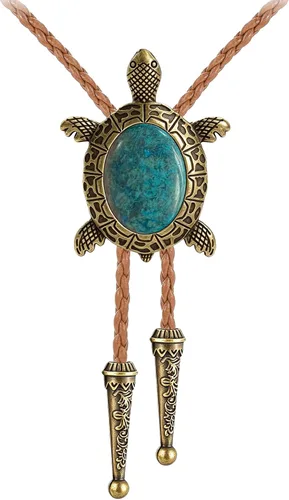 Vista 17 de Jeilwiy Corbata de bolo para hombre, corbatas vaqueras, collar de corbata #44 Elemento de sombrero de vaquero
