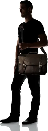 Vista 6 de Samsonite Colombian Leather Flap-Over Messenger Bag