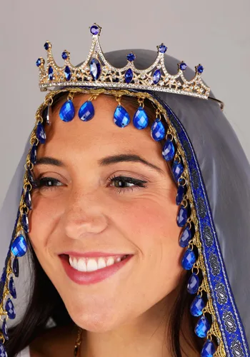 Vista 3 de Kit de Disfraz de Esther para Mujer para Purim Multicolor
