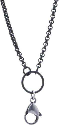 Vista 5 de 10 collares de cadena de cruz de acero inoxidable de 0.098in para medallón de memoria relicario de cristal, joyería al por mayor