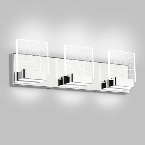 Vista 10 de Aipsun Accesorios de iluminación de tocador de baño negros modernos accesorios de iluminación LED vanidad para baño 4 luces vanidad iluminación 6000