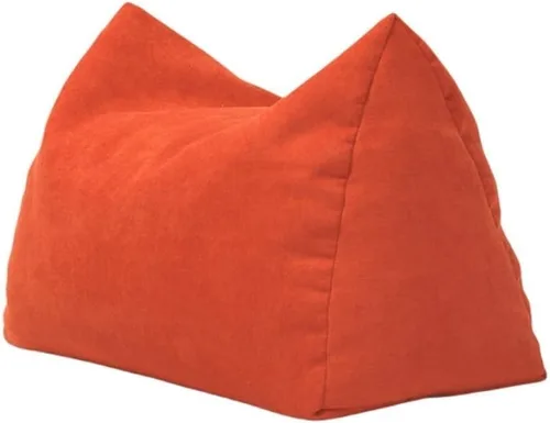 Vista 8 de Sillón puf, asiento suave para el suelo, reposapiés acolchado, otomana de relleno de gránulos EPP, cómoda silla de sofá para sala de estar, balcón