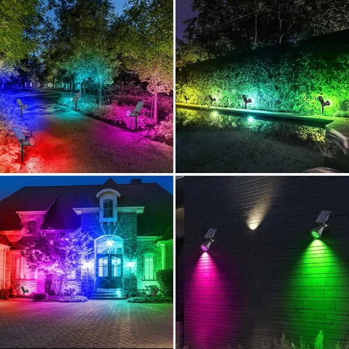 Vista 8 de T-SUN 4 luces LED para jardín