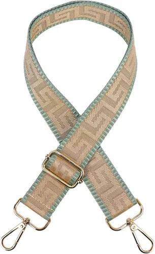 Vista 11 de Correa de bolso de 1.97 pulgadas de ancho, correa ajustable de repuesto para bolsa cruzada de hombro Leopardo blanco negro