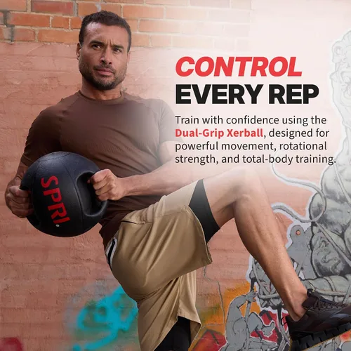 Vista 2 de SPRI Medicine Ball with Handles