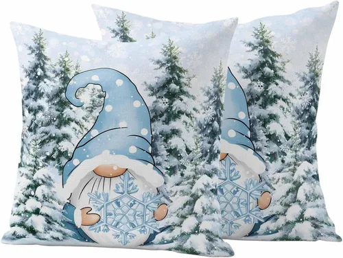 Vista 17 de Juego de 2 fundas de almohada para exteriores del Día de la Independencia, diseño de camión azul granja, bandera estadounidense, estrella