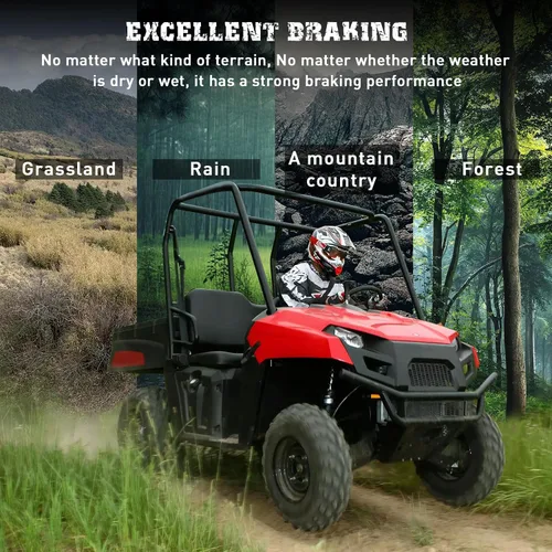 Vista 6 de Pastillas de freno delanteras y traseras para Polaris Sportsman 500 400 350 Xplorer 300 400 500 Big Boss 250 300 350 400 500 Scrambler 400L 500 4x4