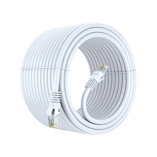 Vista 8 de Maximm Cable Ethernet Cat 6 de 30 pies, cobre 100% puro, cable LAN Cat6, cable de Internet, cable de conexión y cable de red, UTP (negro) de 30 pies