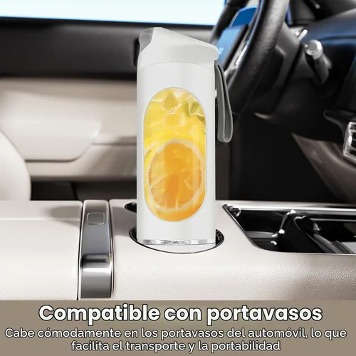Vista 7 de Batidora portátil para batidos, 500ML USB recargable Juicer Cup (blanco)