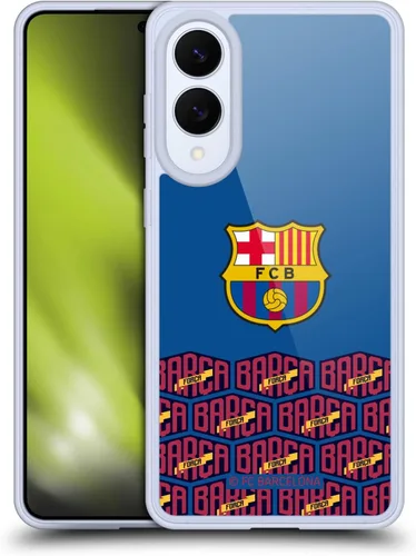 Vista 22 de Head Case Designs Officially Licensed FC Barcelona Logo and Pattern Forca Barca Gel Case [Military Grade Protection] Compatible with Samsung Galaxy