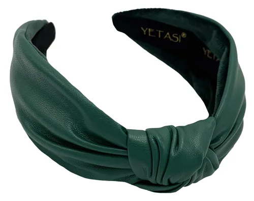 Vista 23 de Diademas de cuero para mujer, marfil elegante durante todo el año, para usar todo el día. Bandas para la cabeza para mujeres adultas y mujeres