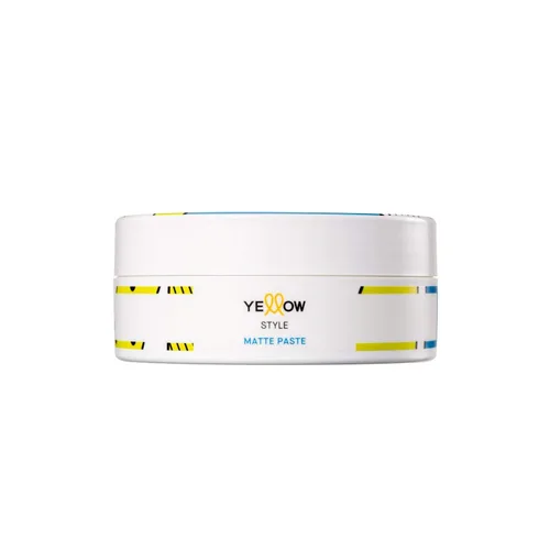 Vista 3 de Estilo amarillo - Pasta para el cabello de fijación fuerte - Acabado mate - Ideal para esculpir o miradas despeinadas - Larga duración - Mantiene