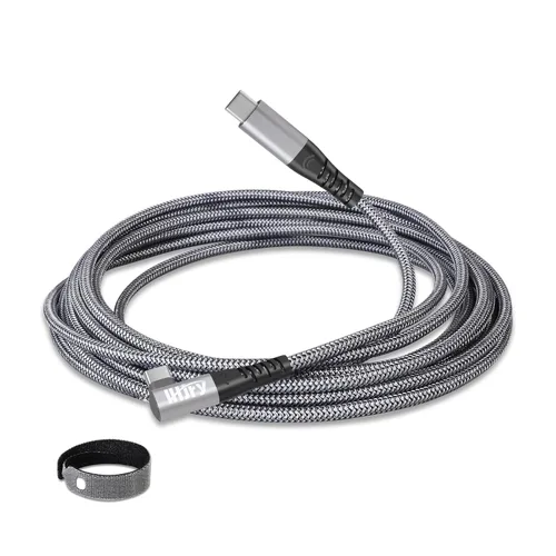 Vista 9 de LHJRY Cable de enlace de 20 pies compatible con Quest2Quest ProPico 4 accesorios, PCSteam VR, cable de transferencia de datos de alta velocidad