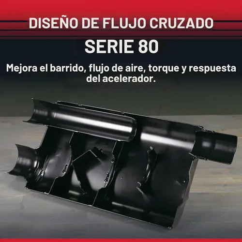Vista 8 de Flowmaster 42583 Serie 80 silenciador, 2.50 entrada central/2.50 salida dual, sonido agresivo