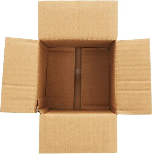 Vista 6 de Paquete de 50 cajas de envío de cartón corrugado de 4 x 4 x 4 pulgadas, pequeñas cajas de cartón corrugado recicladas, cajas de cartón corrugado