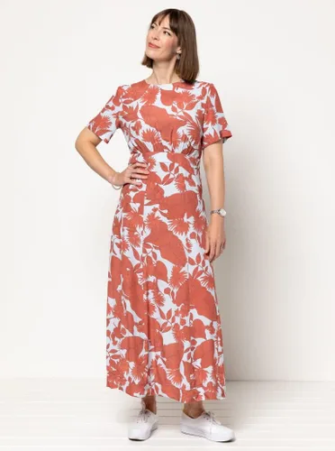 Vista 2 de Patrón de costura estilo arco - Vestido tejido Trinnie (tallas 10-22)