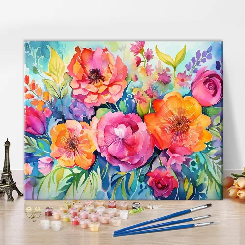 Vista 12 de TUMOVO Pintura por números para adultos, Golden Retriever, pintura por números, pintura acrílica DIY para adultos y niños, pintura por números niños