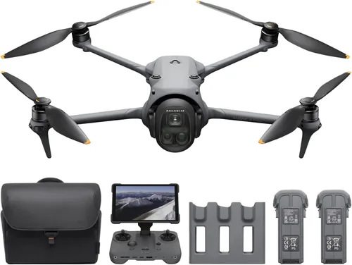 Vista 10 de DJI Mavic 4 Pro Drone con DJI RC 2, dron insignia de cámara triple con cámara Hasselblad CMOS 4/3 de 100MP, para profesionales, transmisión de video