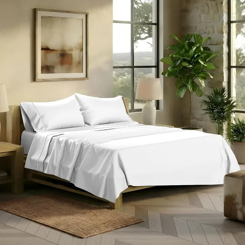 Vista 16 de TEXAS LINEN CO. Juego de 2 fundas de almohada tamaño queen de 100% algodón egipcio - Serie 2000 de lujo, fundas de almohada estándar/tamaño queen